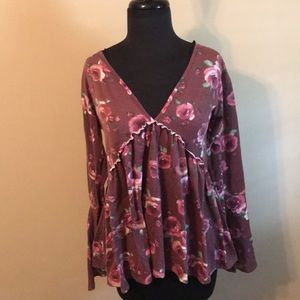 Large floral Alter’d State top